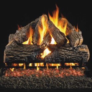 Real Fyre Charred Oak Vented Gas Log Set