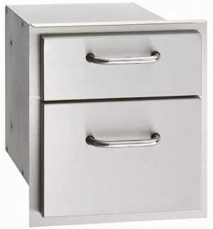 Fire magic aurora double drawer
