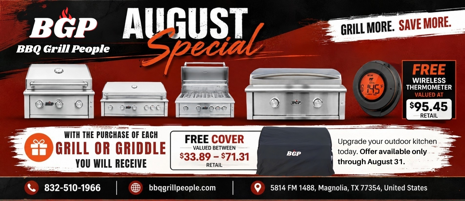 BGP grills sale