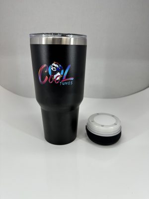 Cool tunes speaker tumbler 30oz black color - image 5
