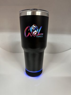 Cool tunes speaker tumbler 30oz black color