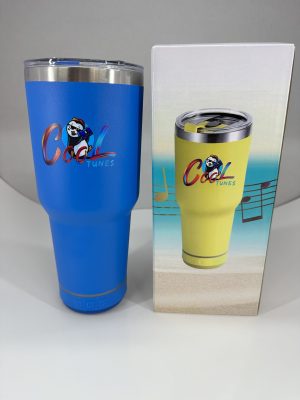 Cool tunes speaker tumbler 30oz blue color - image 4