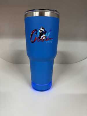 Cool tunes speaker tumbler 30oz blue color