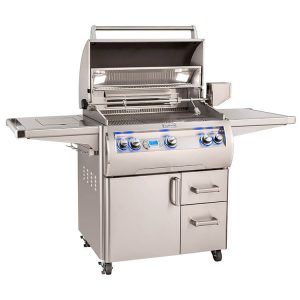 Fire magic echelon diamond series e660 cart grill with single side burner - image 4
