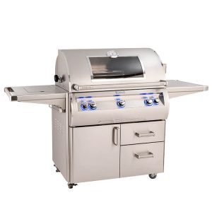 Fire magic analog echelon diamond series e790 cart grill with single side burner - image 6