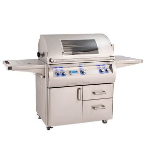 Fire magic echelon diamond series e790 cart grill with single side burner - image 3