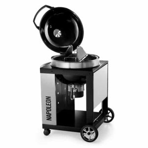 Napoleon 22" pro cart charcoal kettle - image 5