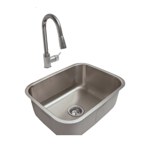 Rcs stainless steel undermount sink with faucet - image 5