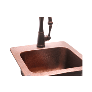 RCS Copper Drop-In Bar Sink with Faucet - Image 6