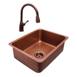 Rcs copper undermount sink with faucet - image 6