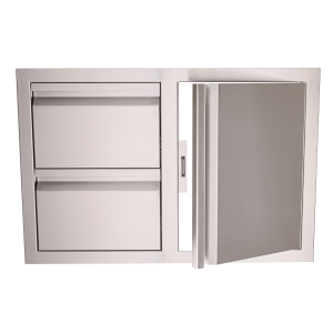 Rcs valiant series 33" access door & double drawer combo - image 3