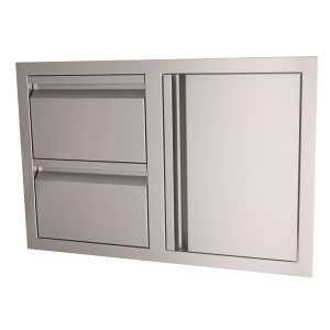 Rcs valiant series 33" access door & double drawer combo - image 6