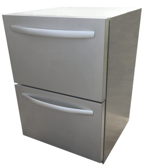 Rcs 2 drawer fridge with lock