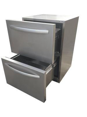 Rcs 2 drawer fridge with lock - image 2