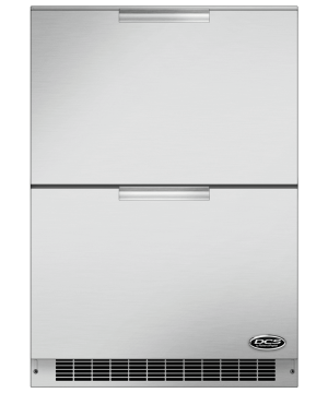 Dcs  24" double refrigerator drawers
