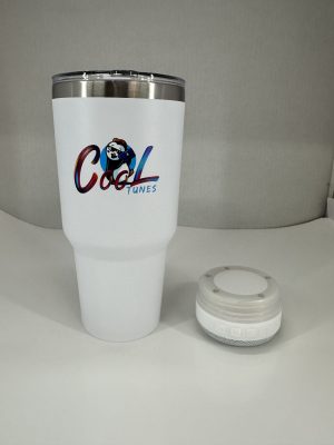 Cool tunes speaker tumbler 30oz white color - image 5
