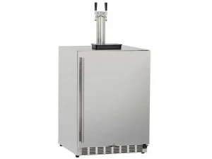 True flame 24" 6. 6c deluxe outdoor rated kegerator - no tap - image 4