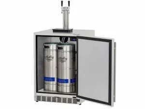 True flame 24" 6. 6c deluxe outdoor rated kegerator - no tap - image 8