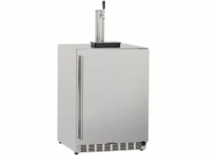 True flame 24" 6. 6c deluxe outdoor rated kegerator - no tap - image 3