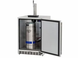True flame 24" 6. 6c deluxe outdoor rated kegerator - no tap - image 7