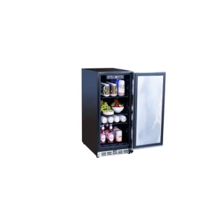 True flame 15" outdoor rated fridge w/stainless door - image 4