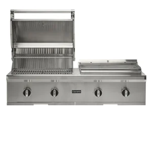 50" Combo Built-In Gas & Flat Top Grill; Natural Gas