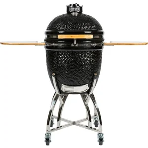 Smoker with Stand and Side Shelves