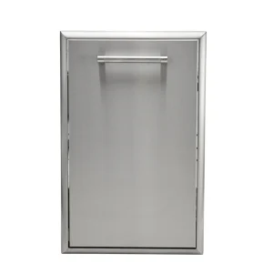 18" Front To Back Trash Recycle Combo