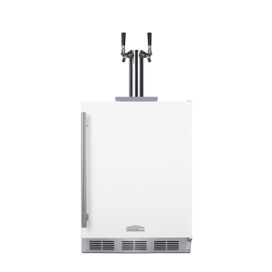Summit 24-Inch ADA Compliant Outdoor Rated Double Tap Beer Dispenser / Kegerator