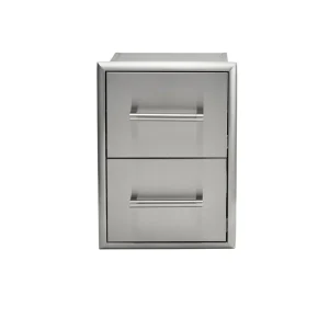 16" Double Drawer Cabinet