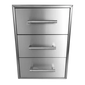 18" Three Drawer Cabinet