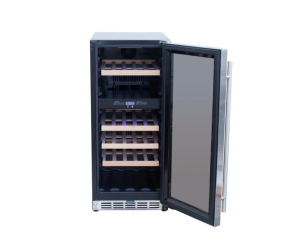 15" outdoor rated dual zone wine cooler - image 4