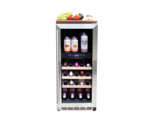 15" outdoor rated dual zone wine cooler - image 2