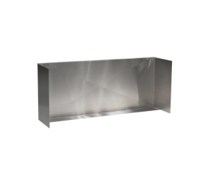 36" stainless steel wind guard (fits 30-32" grills)