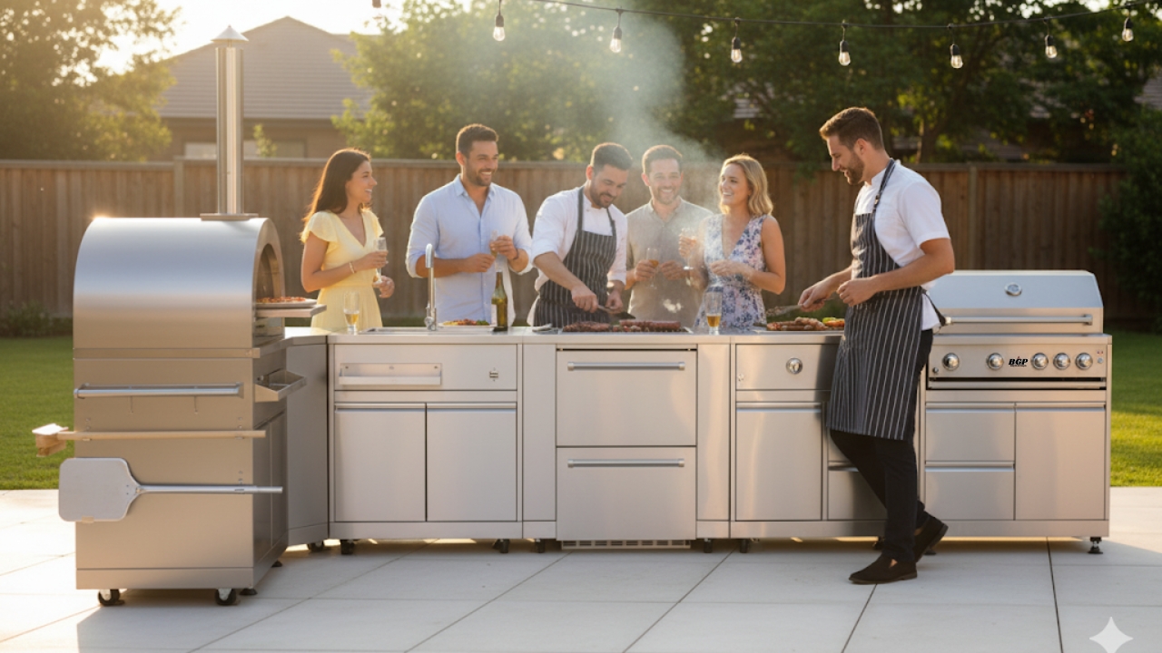 BGP 7 PC STEEL KITCHEN