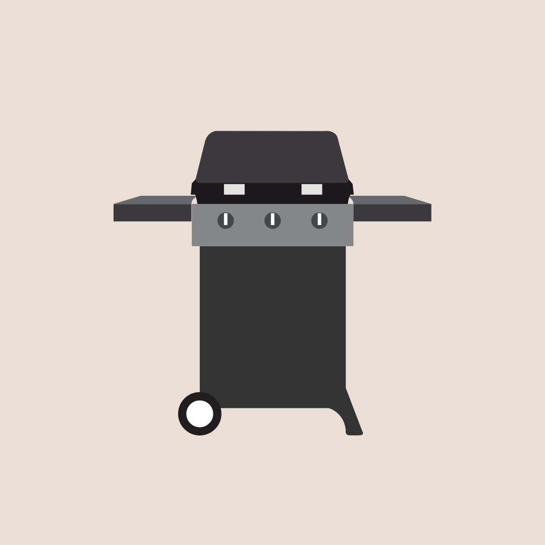 Freestanding gas grills