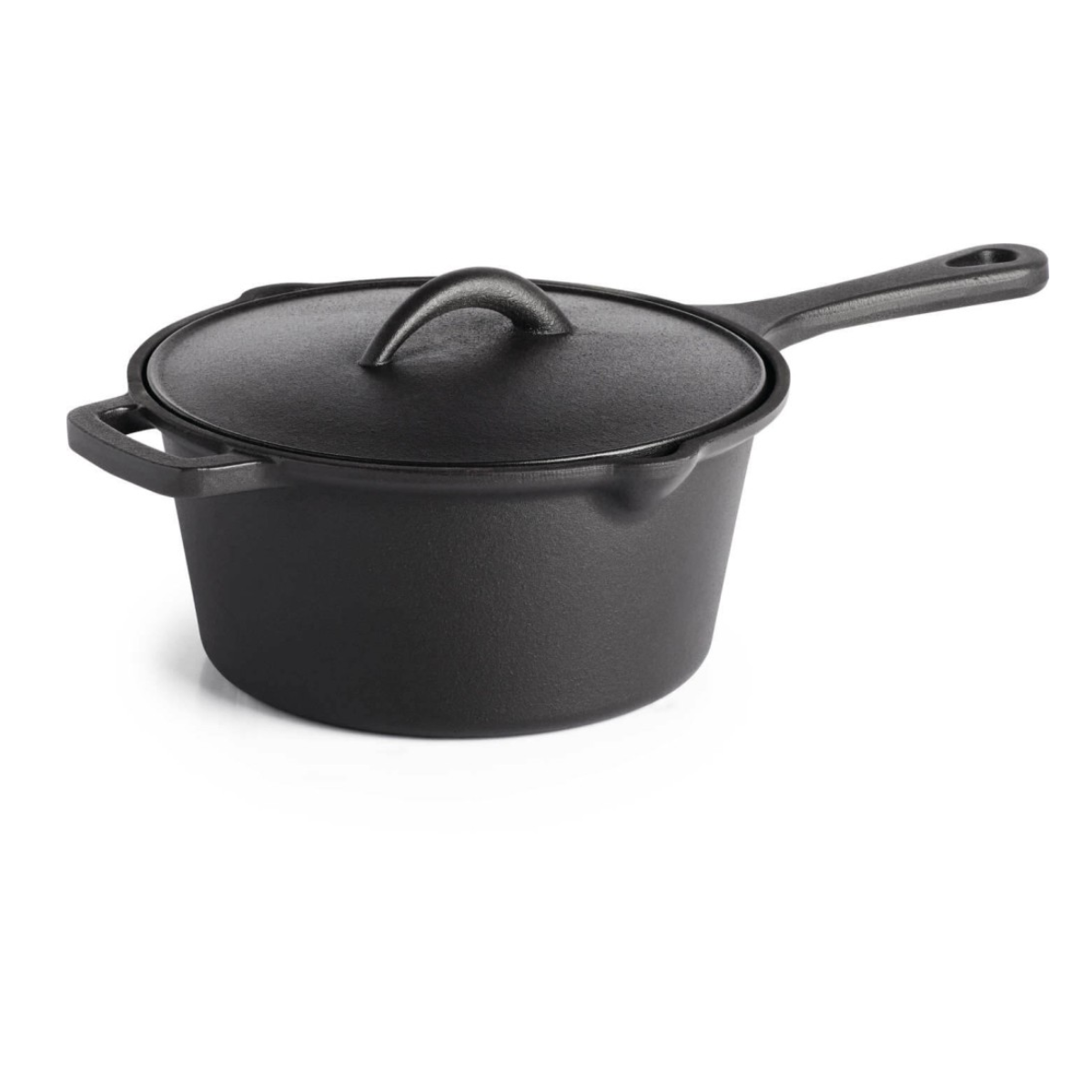 Cast Iron Sauce Pan with Lid