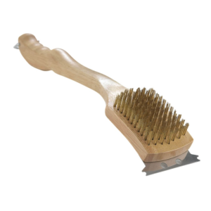 Grill Brush with Brass Bristles