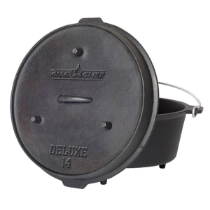14" Cast Iron Deluxe Dutch Oven (12 Quart)