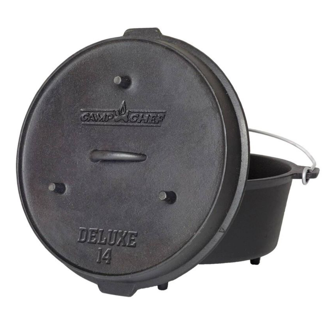 14" Cast Iron Deluxe Dutch Oven (12 Quart)