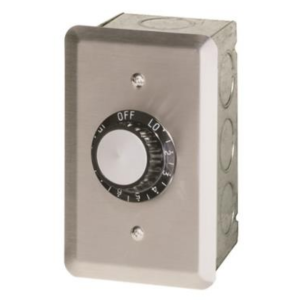 Infratech Single Flush Mount Input Regulator with Stainless Steel Wall Plate and Gang Box