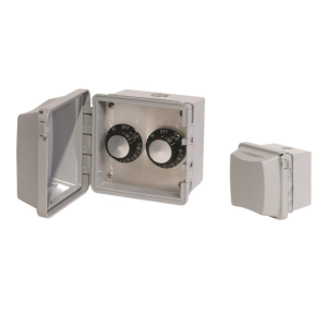 Infratech Dual Surface Mount Input Regulator with Weatherproof Cover and Gang Box