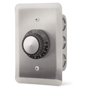 Infratech Single Flush Mount Input Regulator with Stainless Steel Wall Plate and Gang Box