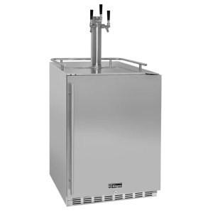 24" Triple Faucet Built-in Kegerator - Outdoor