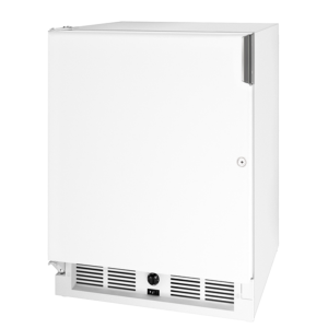 Solid Refrigerator 21" Lock Left Hinge White 115v