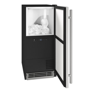 Clear Ice Machine 15" Reversible Hinge Stainless Solid 115v SPECIAL ORDER