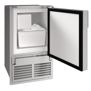 Marine Ice Flange To Cabinet 14" Reversible Hinge Stainless Solid 115v