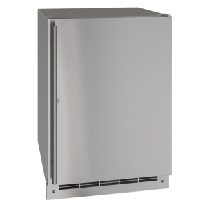 Outdoor Solid Refrigerator 24" Lock Reversible Hinge Stainless 115v