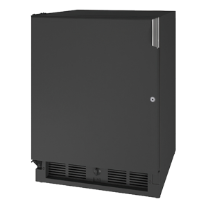 Solid Refrigerator 21" Lock Left Hinge Black 115v