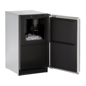 Clear Ice Machine 18" Pump Reversible Hinge Stainless Solid 115v